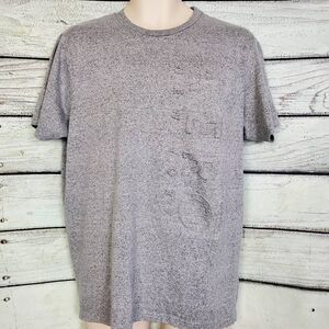 Aeropostale Men’s XL Gray Graphic Logo T-Shirt Casual Cotton Blend